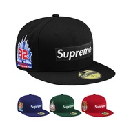 SUPREME X NEW ERA 5950 City Series SHOP ANNIVERSARY BOX LOGO Limited Full Cap