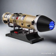New J-20 Engine Vortex Spraying Vortex Fan Alloy Airplane Engine B Motion Aircraft Assembly Teaching