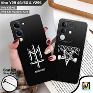 Latest Vivo Y29S & Y29 4G Case 2025 with Black Motif | SoftCase HP Vivo Y29S / Vivo Y29 4G / Vivo Y2