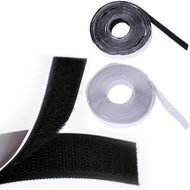 1M 5M Self Adhesive Hook and Loop Strip Tape Sticky Back Velcro Tape Fabric Fastening Tapes