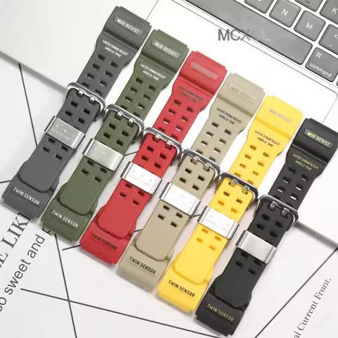 Natural Resin Replacement Watch Strap Suitable for Casio G-Shock Master G Mudmaster GG-1000 GWG-100 
