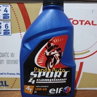 OLI MOTOR RACING ELF 4T CAMPIONE 10w 60, 100%SYNTHETIC, TAHAN PANAS.