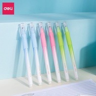 [DEAL NỬA GIÁ]Combo 10 Bút Gel Tẩy Xóa Được DELI Ngòi 0.5mm mực đậm siêu đều cầm nắm thoải mái có nắ