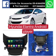 Hyundai Elantra 2012-2017 android player with casing