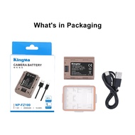 Kingma SONY NP-FZ100 รุ่นชาร์จแบตเตอรี่ได้ในตัวผ่านสาย USB (FZ100) (ประกันศูนย์ 1 ปี)