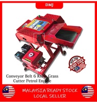 7.5 Hp Petrol Engine Chopper Machine Grass Chopper Conveyor Belt 6 Knife Silaj Mesin Potong Rumput Ternakan Petrol Mesin potong Perancur Rumput Jagung Napier Ranting Pokok Untuk Ternakan Kambing Lembu Kerbau Rusa