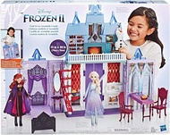 香港現貨🔥🎁Disney Frozen 2 艾倫戴爾城堡 便攜式公主屋 兒童角色扮演玩具 冰雪奇緣城堡 禮物推薦 （不包人偶）