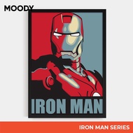 MOODY IRON MAN Framed Poster | Ironman Series Poster Frame | Wall Art Wall Decor | A4 A3 A2 A1 Poste