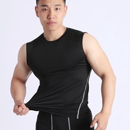 Mens Tank Top Bodybuilding Muscle Shirts Compression Tank Top Men Sleeveless TShirt Sports Shirt For