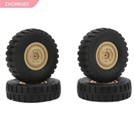 ZHOMKI89 4Pcs/Set RC Car Wheels, 70mm Diameter High Performance RC Tires, Durable Rubber Replacement