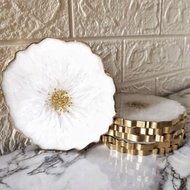 Handmade Epoxy Resin Coaster / Alas Cawan Epoxy Resin