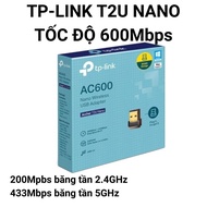 Usb Wifi TP-Link chuẩn AC600 Mbps 5Ghz thu sóng Wifi băng tần kép Gigabit Archer T2U Nano / T2U Plu
