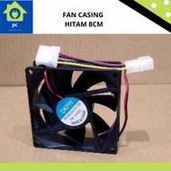 BLACK CASING FAN 8CM / BLACK CASING FAN 8CM