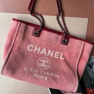 ::CHANEL:: 深粉紅色沙灘包