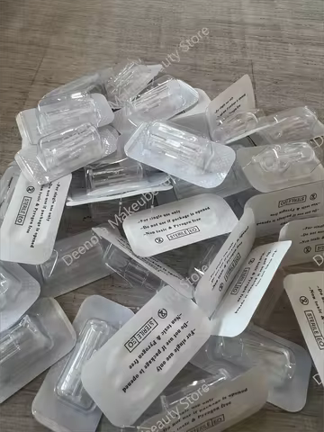 10-200PCS Sterile Syringe Connector Female to Female Coupler Transparent Pneumatic Parts Double Thre