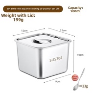 KUWUBIANJING | 316 Stainless Steel Spice Container