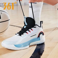 AG Lingkong 361 Basketball Shoes Men Autumn New Style 361 Degree Anti-slip Mesh Surface Sports Shoes