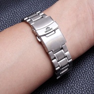 Alternative orient Steel Strap Watch Strap Solid Stainless Steel Stainless Steel Watch Chain Strap B