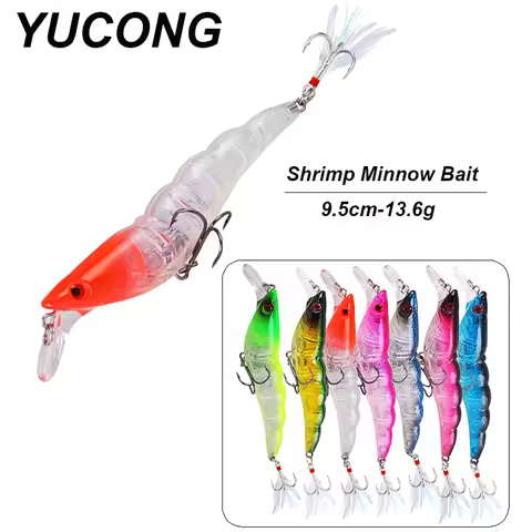 YUCONG 1PX Laser Minnow Fishing Lure 9.5cm-13.6g Sinking Wobbler Swimbait Trolling Hard Bait Aritifi