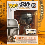 Funko Pop Star Wars - The Mandalorian Chrome Metallic 345 | Amazon Amazon Amazon