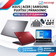 ACER / SAMSUNG / ASUS / PANASONIC Budget Laptop Intel I3 I5 I7 Budget Notebook Komputer Murah Student Work