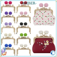 AMBER Purse Clasp Frame, Metal Candy Color Purse Frame Kiss Clasp, Square Bag Kiss Clasp Lock