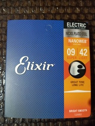 senar gitar elixir elektrik 09-42 nanoweb senar gitar elixir elektrik 09