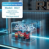 #N/A - A62P(橫款 | 2層）壓克力手辦盒 家用盲盒收納展示架 小公仔收納盒 壓克力手辦防塵透明展示盒 泡泡瑪特玩偶 收納盒