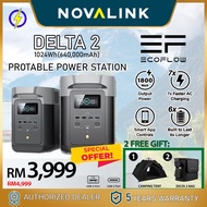 EcoFlow DELTA 2 Generator Power Station Portable | 1800W (Surge 2700W) | Solar Powerbank Camping Bat
