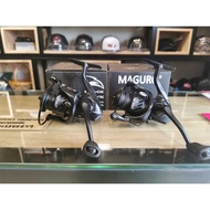 MAGURO BLACK Hawk New Spinning Reel (Screw IN Handle)