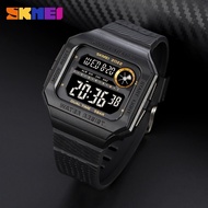SKMEI Mens Watch Fashion Casual Luxury Brand Sport Waterproof Military PU Strap Digital Mens Watch