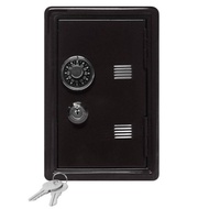 ตู้เซฟเหล็ก ตู้เซฟขนาดเหล็ก พร้อมกุญแจ มีช่องใส่เหรียญและธนบัตร