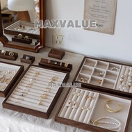 Maxvaluesg® Jewellery Box Jewellery Tray Retro Display Jewellery Holder Stand Jewellery Organizer