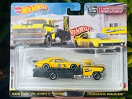 Hobby Store xe mô hình Hot Wheels Legends Team Transport Custom 70 Chevy Nova - Horizon Hauler ( Ful