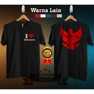 TSHIRT DISTRO CLOTHES I LOVE INDONESIA GARUDA INDONESIA RAYA PREMIUM QUALITY DISTRO