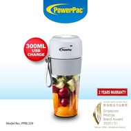 【In stock】PowerPac Juice Blender, Portable, USB Rechargeable Smoothie Blender (PPBL339) LNHA