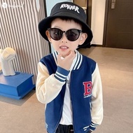 Boys Girls Varsity Bomber Jacket Ages 1 2 3 4 5 6 7 8 9 10 11 12 13 14 15 16 Screen Printing B Can R