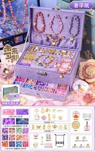 Girls Birthday Gift 10 Years Old above Beads Toy Box Children Playhouse Simulation Toys for 8 to 12 