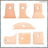 7 Pieces Pottery Tools Pottery Foot Shaper Tools Pottery Trimming Tools Pottery Profile Rib Bundle F