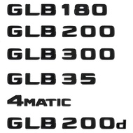 Car Trunk Words Logo Badge Emblem Decals Sticker For Mercedes Benz GLB GLB35 GLB180 GLB200 GLB220 GL