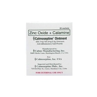 Calmoseptine Zinc Oxide + Calamine Ointment For Skin Irritations/Disturbances 1 Sachet