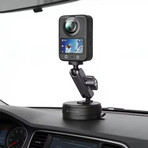For DJI Osmo Action 6 5 Pro 4 OSMO 360 NANO Pocket 3 Car Mount Adapter Suction Cup Expansion Bracket
