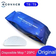 Genuine Original Ecovacs Deebot T8/T9 disposable Microfiber mop cloth Microfiber mop rags for Ecovacs accessories