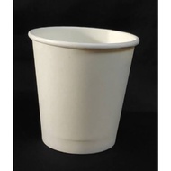 6.5oz Paper Cup (Plain White) (50pcs per pack) (20packs per box)