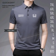 BAJU HONDA WRV POLO COLLAR TEE TSHIRT HR-V BR-V CR-V WR-V EV HYBRID MICROFIBER QUICKDRY SOFT 7XL 6XL