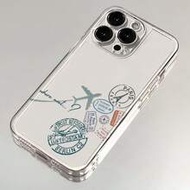 เคสโทรศัพท์กันกระแทกแฟชั่นมินิมอลใสลายเครื่องบินเข้ากันได้กับ IPhone 17/17 Pro/17 Pro Max, 16/11/16 