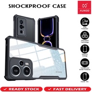 Xundd Case POCO F5 Pro Case Poco F5 Shockproof Shell For POCO F5 Lens Full Protection Back Transpare