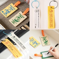Korea Daiso Daiso Travel Series Luggage Tag Luggage Tag Silicone Travel Tag Travel Peripherals Lugga