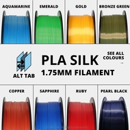 (Local Stock) Silk PLA 3D Printer Filament Silk Series 1.75mm 1kg for 3D Printing [Alt Tab Silk]
