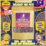 LelePets Freeze Dried Pet Food Chicken Sweet Potato Cube/ Pet Snack/ Cat Dog Treat/Makanan Kucing 宠物